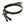Rênes en cuir souple huilé, arrêtoirs intérieurs, 16 mm, noir/argenté