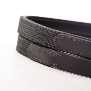 Rênes Softgrip à mousquetons pour bride islandaise, 16 mm, noir/argenté