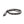 Rênes caoutchoutées à doubles arrêtoirs, 16 mm, 10 arrêtoirs, noir