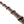 Rênes caoutchoutées à doubles arrêtoirs, 16 mm, 10 arrêtoirs, marron