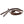 Rênes sangle Classic 20 mm, 5 arrêtoirs, marron