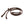 Rênes sangle gainées, 16 mm, sans arrêtoirs, marron