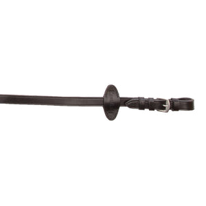 Rênes sangle gainées, 16 mm, 5 arrêtoirs, noir