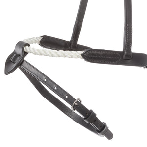 Muserolle combinée à corde Rope Kavalkade — Noir/noir — vue 2