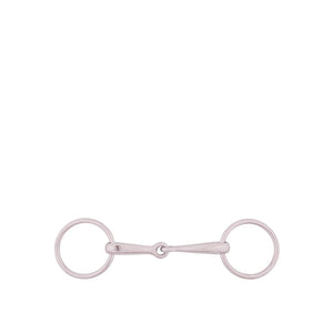 Filet à anneaux simple brisure poney BR 14 mm 11,5 cm