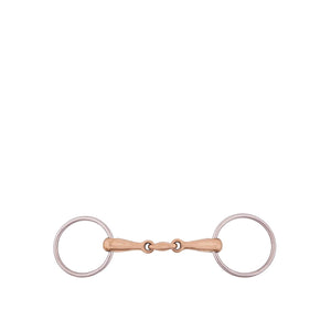 Filet à anneaux double brisure BR 18 mm Cuprion 14,5 cm