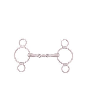 Filet réglable 3 anneaux double brisure BR 18 mm 13,5 cm