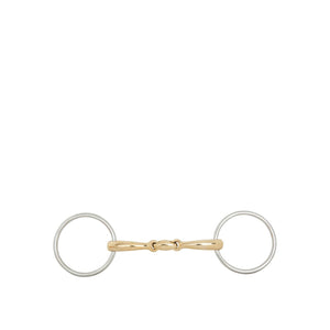 Mors à anneaux double brisure BR Soft Contact 16 mm Ø 70 mm 14,5 cm