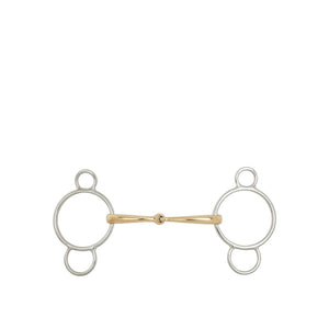 Mors Pessoa 3 anneaux simple brisure BR Soft Contact 12 mm 13,5 cm