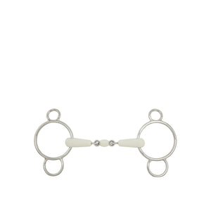 Mors Pessoa 3 anneaux double brisure BR Combo Comfort 18 mm 13,5 cm