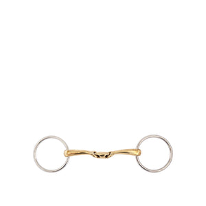 Mors à anneaux double brisure BR Soft Contact 14 mm Ø 65 mm 14,5 cm