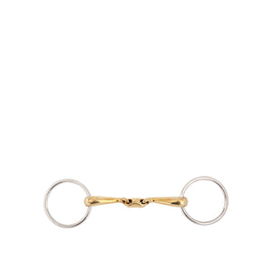 Mors à anneaux double brisure arrondie BR Soft Contact 16 mm 13,5 cm