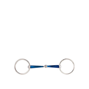 Mors à anneaux simple brisure BR Sweet Iron 14 mm 13,5 cm