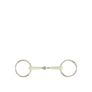 Mors à anneaux simple brisure BR Apple Mouth 15 mm 13,5 cm