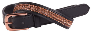 Crystal Leather Belt