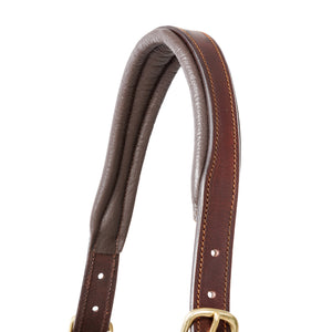 Licol en cuir souple Cinta — Marron/marron, vue 4