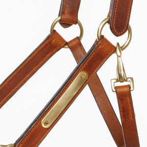 Licol en cuir souple Cinta — Cognac/marron, vue 2