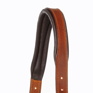 Licol en cuir souple Cinta — Cognac/marron, vue 4