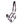 Licol Classic Raute motif losanges — Bleu marine/beige-bordeaux