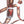 Licol Classic Raute motif losanges — Marron/beige-orange, vue 3