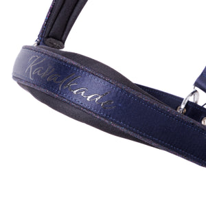 Licol satin Graceful liseré pailleté — Bleu marine, vue 2