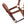 Licol poulain et yearling en cuir rembourré — Cognac/laiton, vue 2