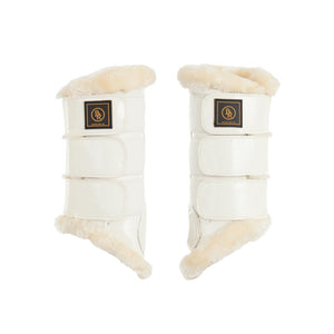 Guêtres BR Majestic cuir verni croco