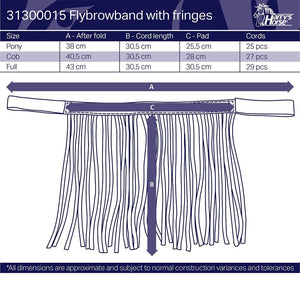 Harry's Horse – Frontal chasse-mouches Harry's horse Noir Cheval  | Sellerie Bucéphale