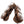 Guêtres à coque rigide Compete, mousse à mémoire, marron