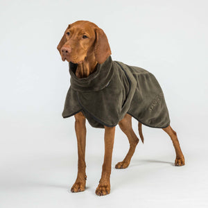 BAY Manteau séchant chien - Olive - détail 2