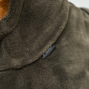 BAY Manteau séchant chien - Olive - détail 3