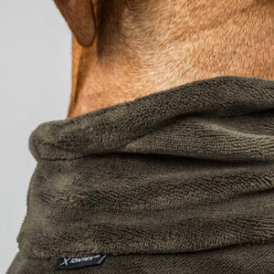 BAY Manteau séchant chien - Olive - détail 6