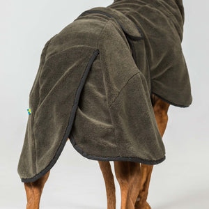 BAY Manteau séchant chien - Olive - détail 7