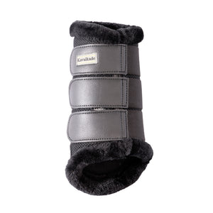 Guêtres Anatomic Mesh à bord fourrure, noir