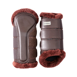 Guêtres Anatomic Mesh à bord fourrure, marron