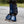 Cloches Star vernies à passepoil pailleté, bleu marine