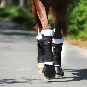 Sous-bandages Klimatex matelassés, lot de 2, noir