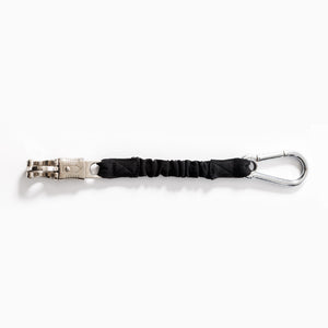 Attache élastique à butée nylon — Noir, vue 2