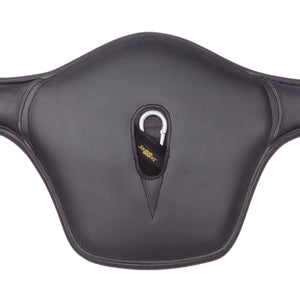 Sangle à protège-crampons cuir souple Soft'n Safe Kavalkade — Noir/noir — vue 2