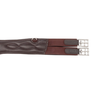 Sangle à protège-crampons cuir souple Soft'n Safe Kavalkade — Marron/marron — vue 3