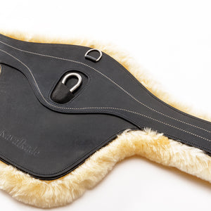 Sangle à protège-crampons Excellence Kavalkade peau lainée — Noir/noir — vue 5