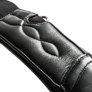 Sangle à protège-crampons cuir souple Julius Kavalkade — Noir/noir — vue 2