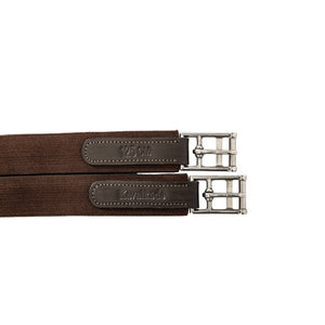 Sangle à protège-crampons cuir souple Julius Kavalkade — Marron/marron — vue 3