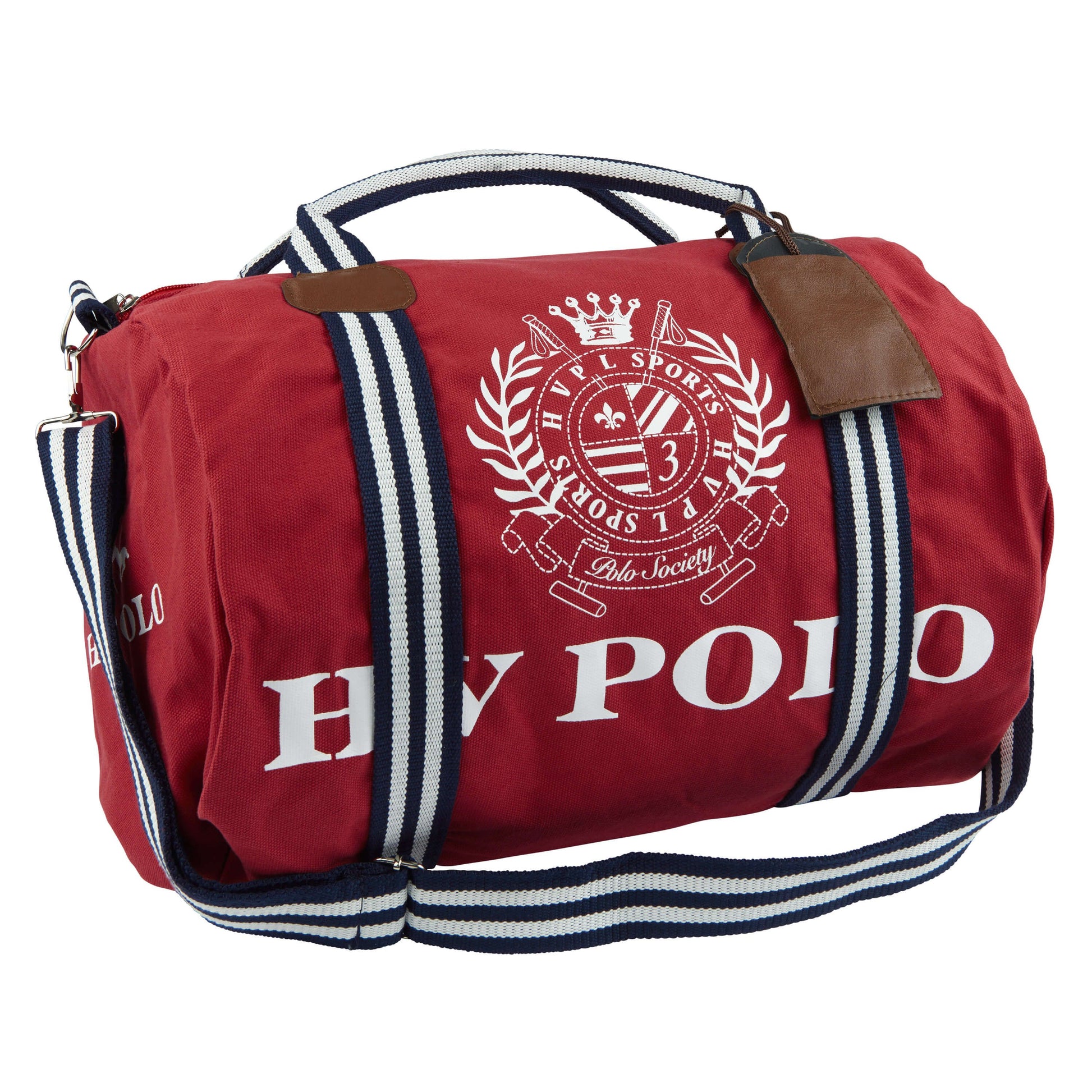 HV Polo – Canvas Sportbag Favouritas Rouge  | Sellerie Bucéphale