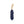 Longe BR nylon à mousqueton laiton 2,40 m