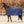 Chemise séchante Graceful liseré pailleté, bleu marine