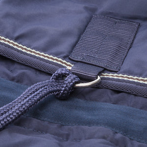 Sous-couverture 50 g, bleu marine/vert-marron