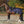 Couvre-reins anti-mouches en filet, bleu marine
