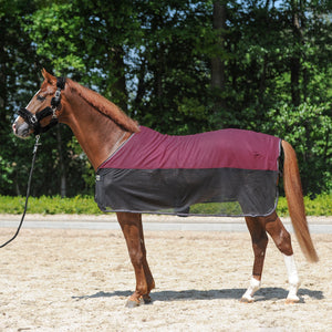 Chemise anti-mouches Fly'n Fleece dos polaire, noir/bordeaux
