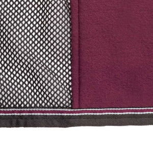 Chemise anti-mouches Fly'n Fleece dos polaire, noir/bordeaux